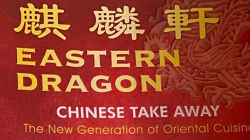 Eastern deals dragon menu